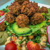Crispy Chickpea Fritters with Fresh Greens: A Vibrant Salad Twist