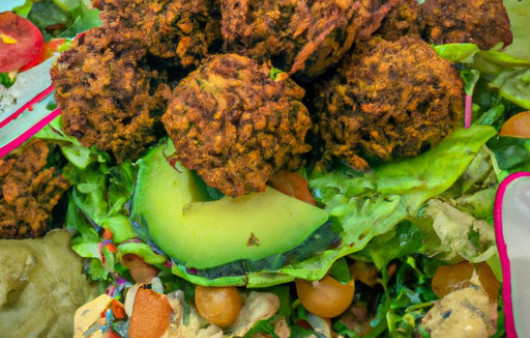 Crispy Chickpea Fritters with Fresh Greens: A Vibrant Salad Twist
