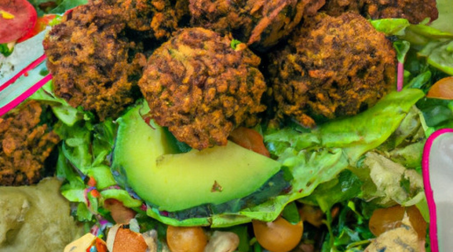 Crispy Chickpea Fritters with Fresh Greens: A Vibrant Salad Twist