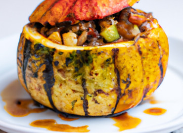 Savory Baked Acorn Squash with Delicious Apple Filling