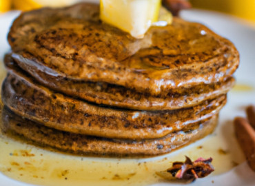 Ultimate Gingerbread Pancakes with Zesty Lemon Drizzle