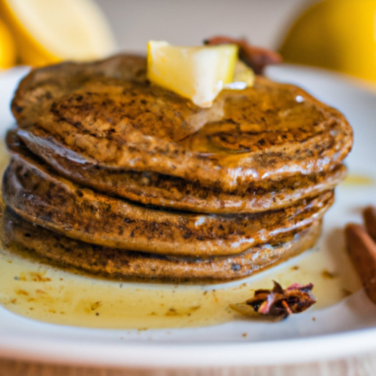 Ultimate Gingerbread Pancakes with Zesty Lemon Drizzle
