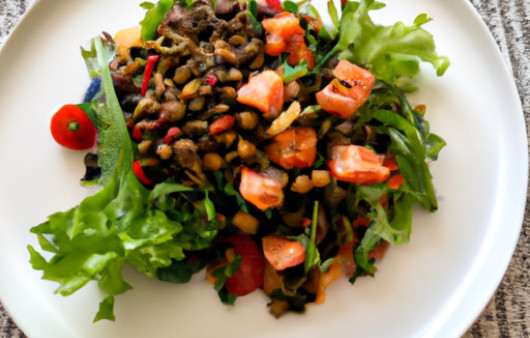 Savory Salmon and Lentil Salad: A Delectable Duo!