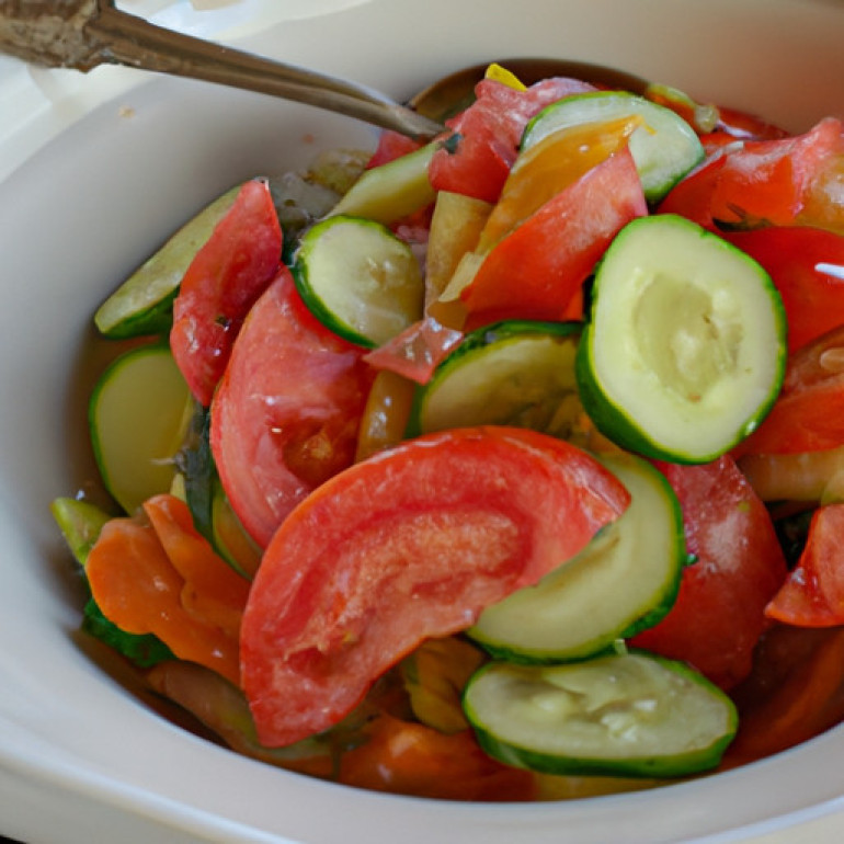 Hearty and Delicious Tomato Cucumber Salad Recipe