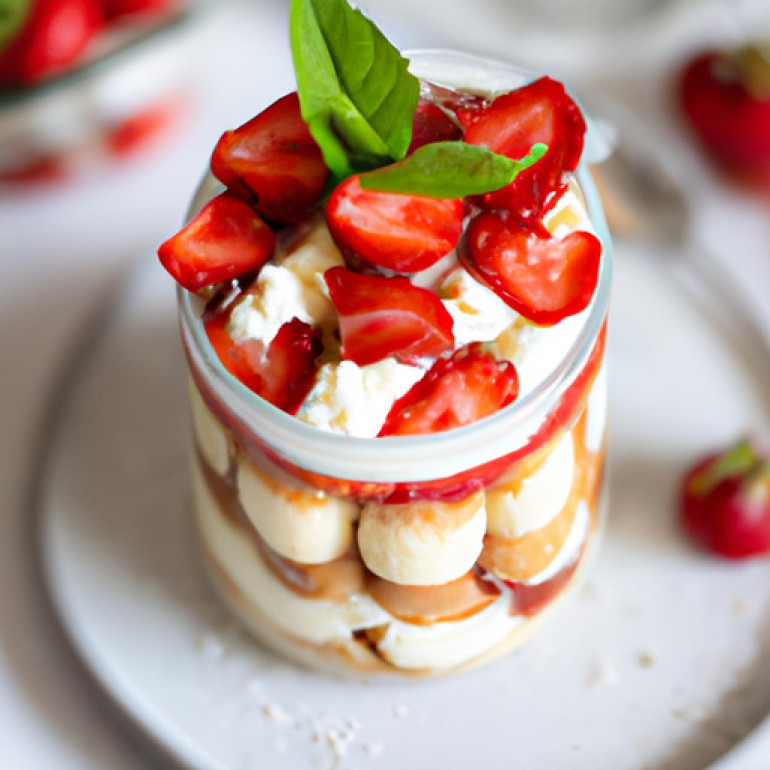Delicious Strawberry Tiramisu Trifle Recipe