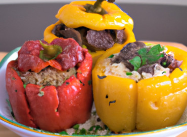 Savor the Flavor: Hearty Beef & Millet Stuffed Peppers