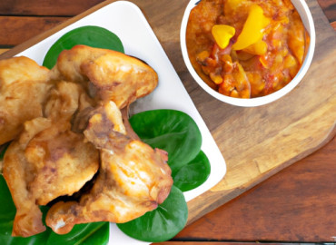 Tropical Peach Chicken Delight