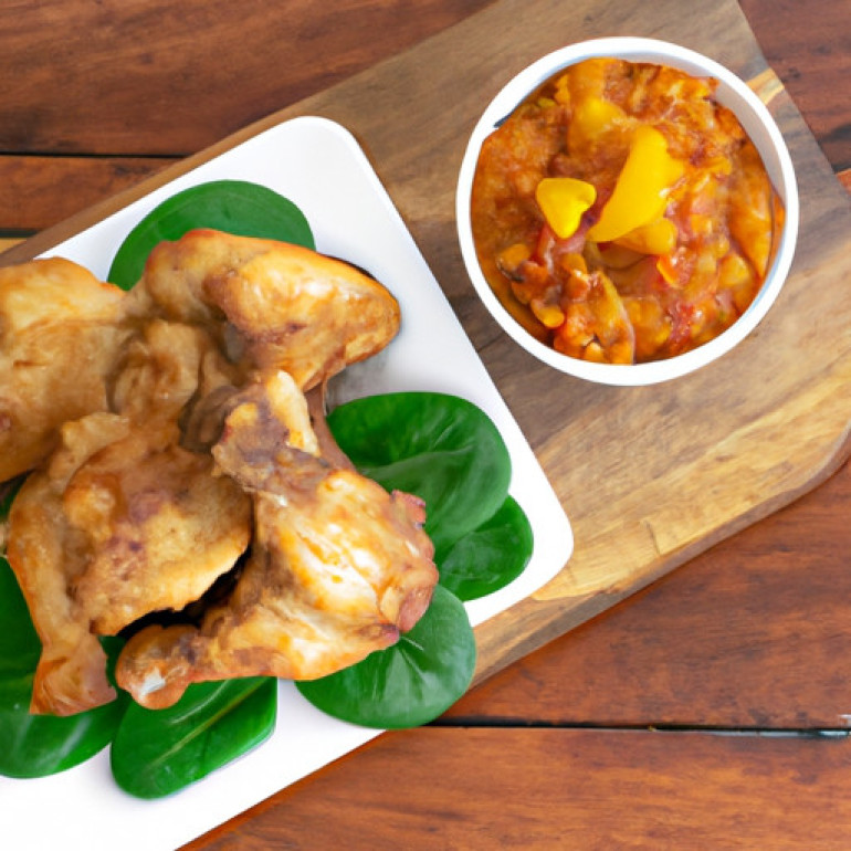 Tropical Peach Chicken Delight