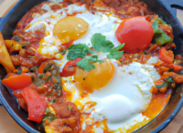 Sizzling Tomato and Egg Harmony: A Flavorful Breakfast Delight