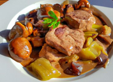 Savoring Swiss-Inspired Veal and Mushroom Delight