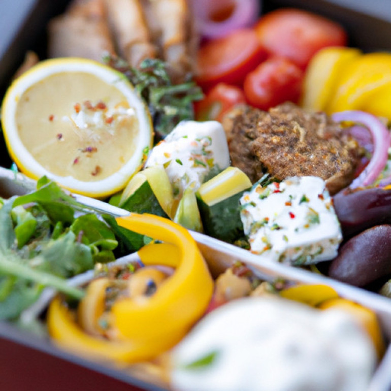 Savor the Mediterranean: Delicious Bento Box Idea