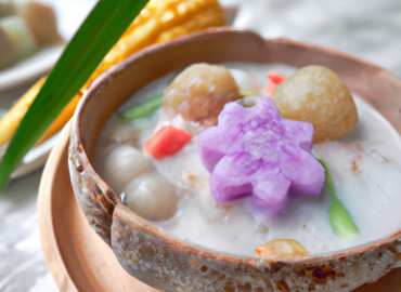Creamy Taro Coconut Tapioca Delight