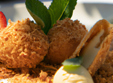 Crispy Ice Cream Delight: Tempura-Fried Sensation