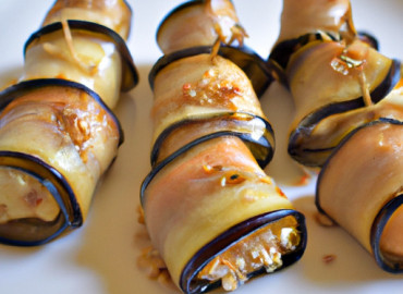 Savory Shrimp-Stuffed Eggplant Roll-Ups for a Flavorful Bite