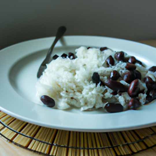 Savory Coconut Rice & Black Beans Recipe