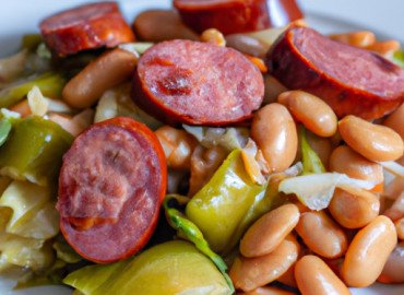 Savory Lima Beans and Smoked Sausage with Cabbage: A Delicious Twist