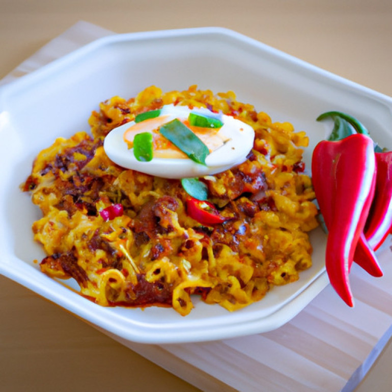 Hearty Chili Casserole with a Twist of Egg Noodles