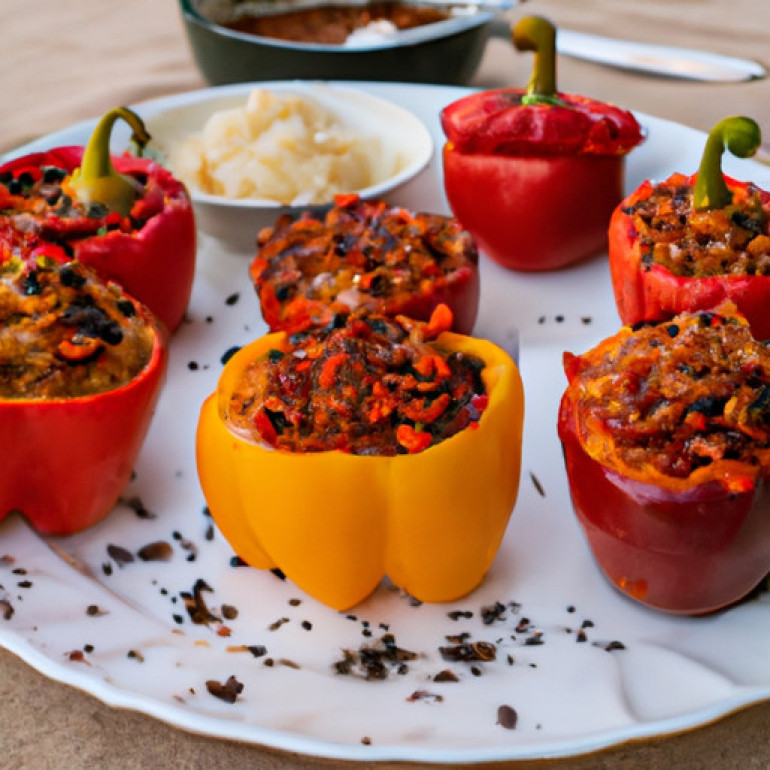 Savory Stuffed Peppers with a Twist from the South