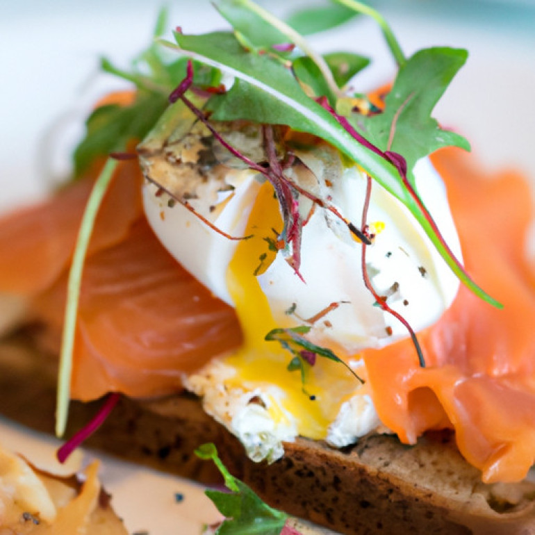Savory Smoked Salmon and Egg Sandwich Recipe