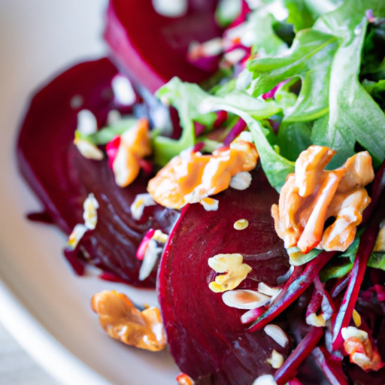 Delicious Beet and Walnut Salad Recipe