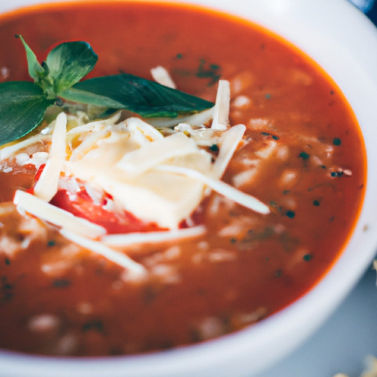 Savory Gorgonzola Tomato Orzo Soup: A Delectable Twist