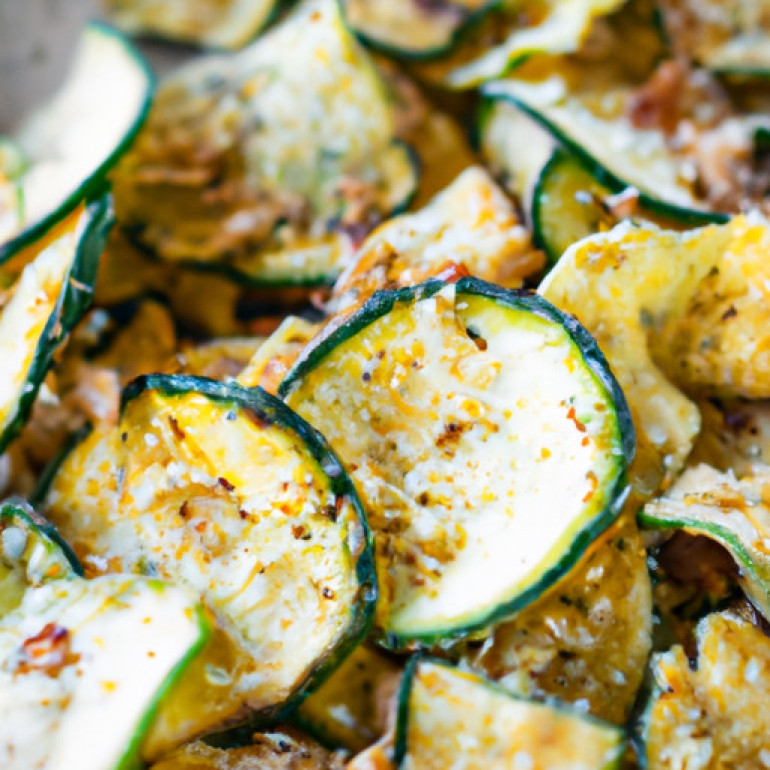 Ultimate Cheesy Ranch Zucchini Chips: A Crispy Delight