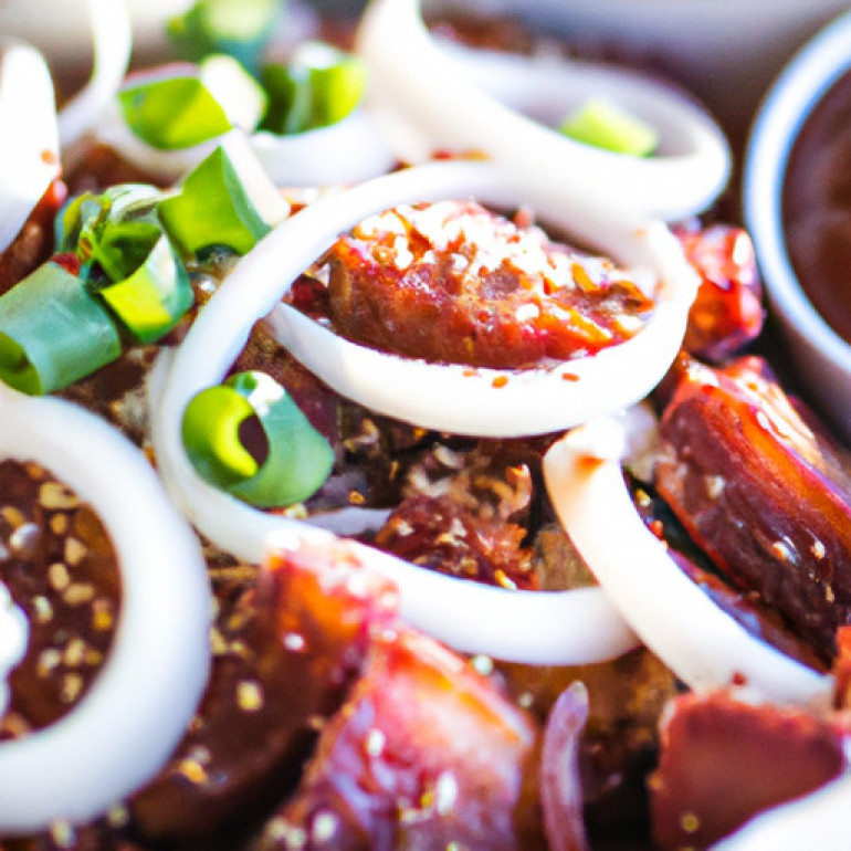 Sizzling BBQ Sauce with Bacon and Onion Flavor