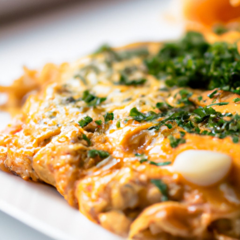 Savory Buffalo Chicken Omelette Recipe - A Keto Delight