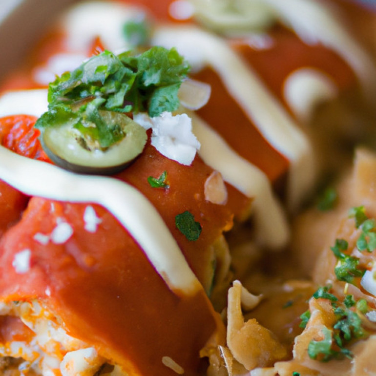 Delicious Buffalo Chicken Enchiladas: A Colorful Twist on a Classic Mexican Dish