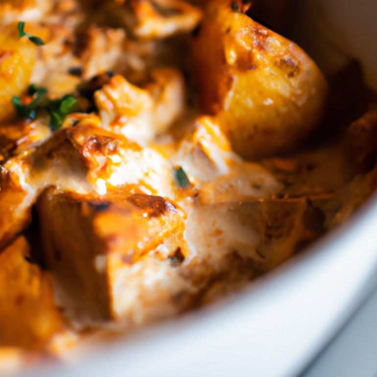 Irresistible Buffalo Chicken Potato Bake: A Hearty and Flavorful Casserole