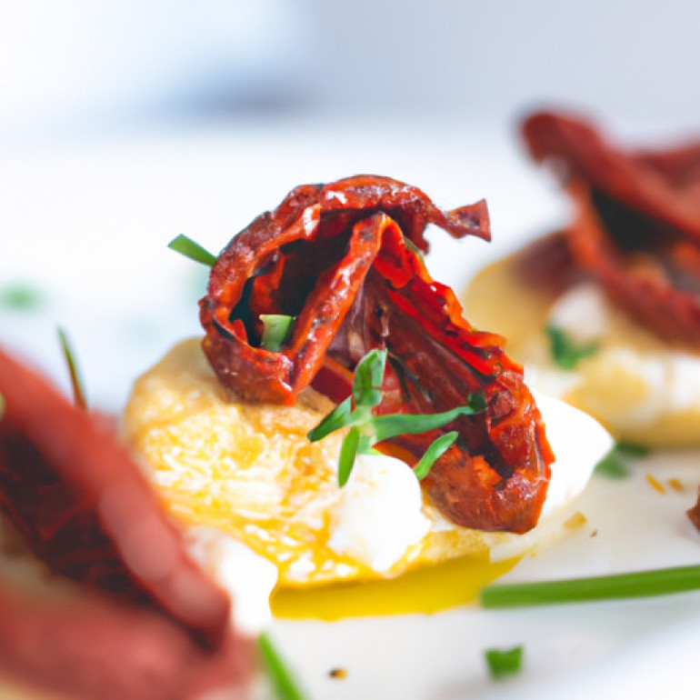 Savory Sun-Dried Tomato & Goat Cheese Egg Bites: A Delectable Delight
