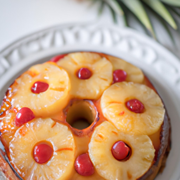Ultimate Tropical Upside-Down Cake Recipe: Pineapple Cherry Delight