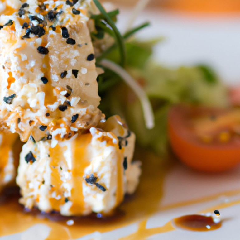 Savory Feta Delight: Crispy Sesame-Coated Goodness
