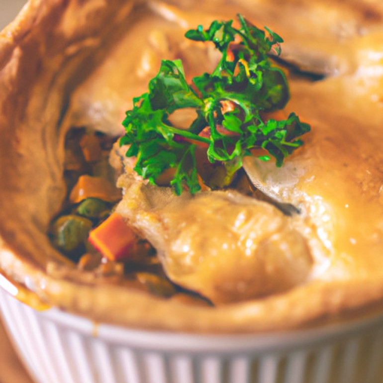 Delicious Hearty Chicken Veggie Pot Pie Recipe