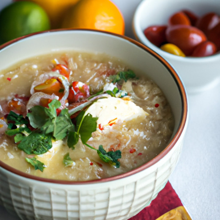 Savory Chicken Quinoa Tortilla Soup - Instant Pot Recipe