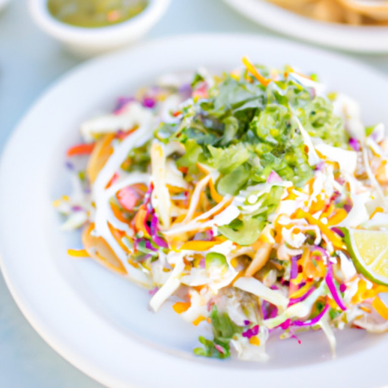 Ultimate Veggie Taco Slaw with Creamy Cilantro-Lime Drizzle