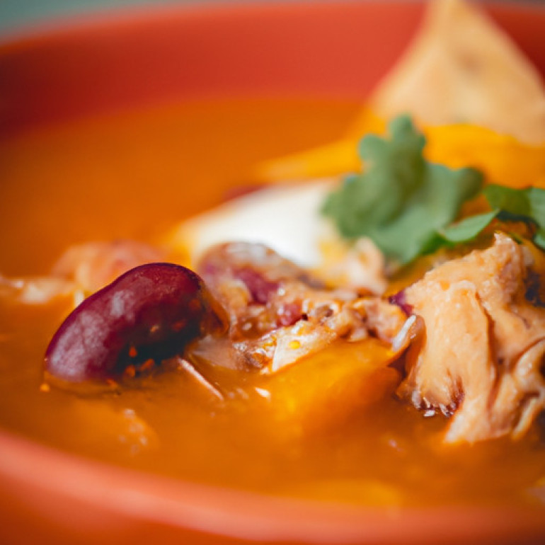 Savory Slow Cooker Chicken Enchilada Soup Recipe