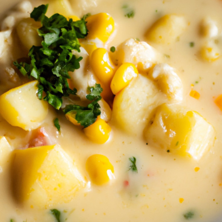 Delicious Potato Corn Chowder - Easy Freezer Meal Recipe