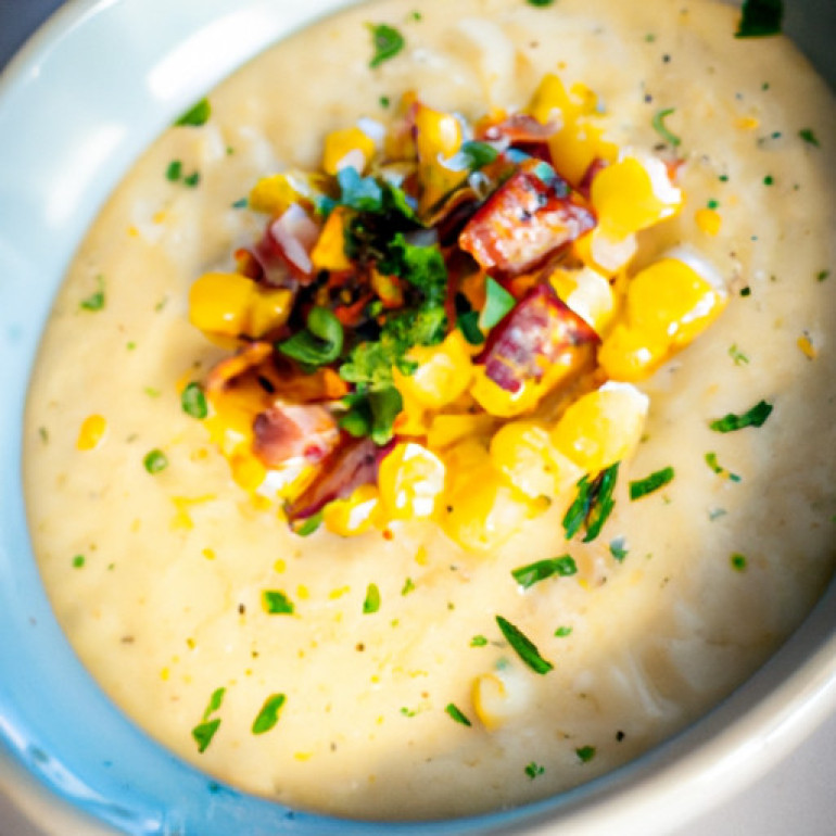 Savory Potato and Bacon Corn Chowder Recipe