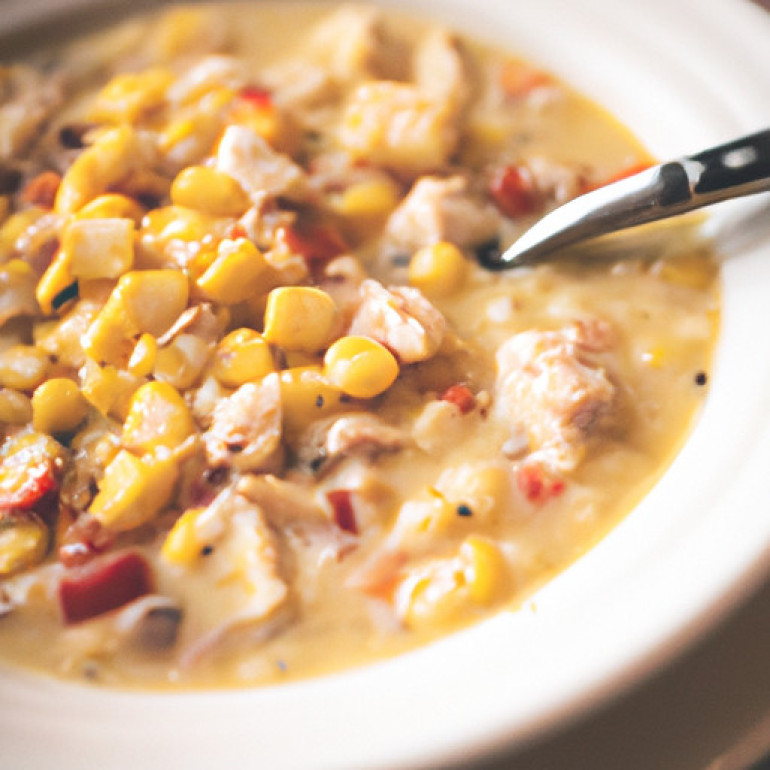 Delicious Chicken Corn Chowder Recipe: A Speedy and Satisfying Dish