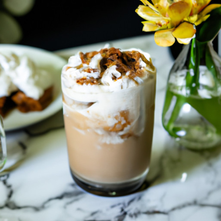 Creamy Vegan Banana Iced Coffee Delight