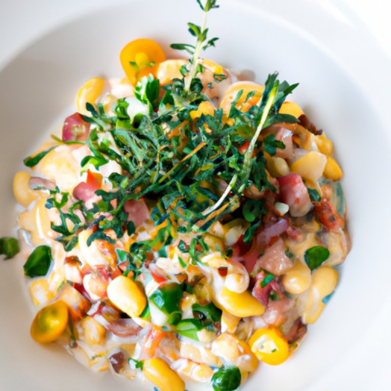 Savory Bacon and Herb Creamy Succotash Recipe