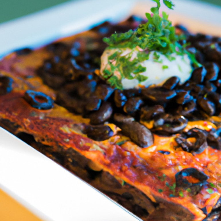 Savory Black Bean Lasagna: A Delicious Twist