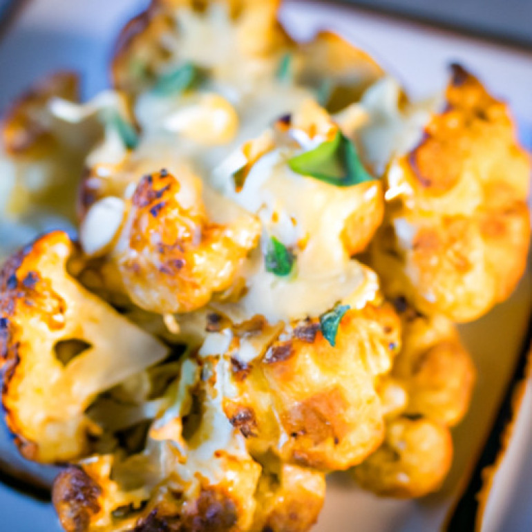 Cheesy Roasted Cauliflower: A Delectable Twist!