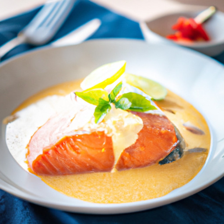 Delicious Instant Pot Salmon in Creamy Coconut Sauce Recipe