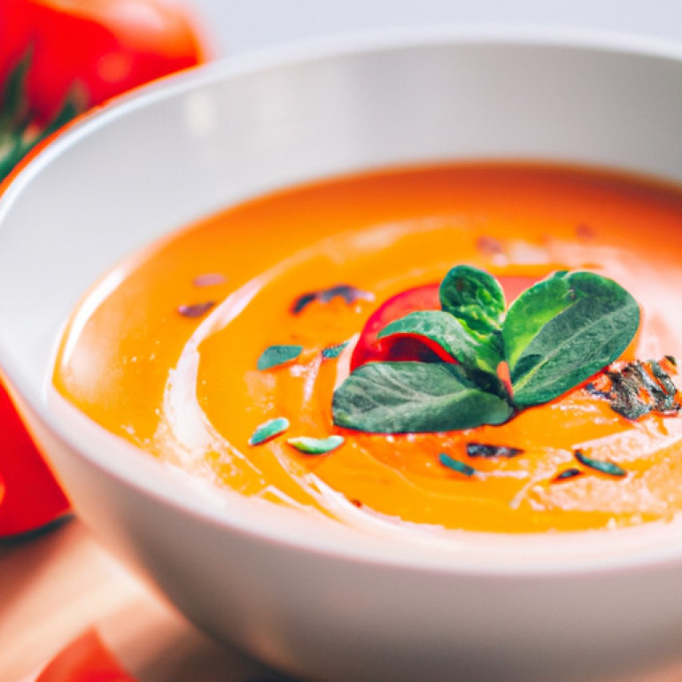 Refreshingly Cool Carrot Mint Soup for Summer Days