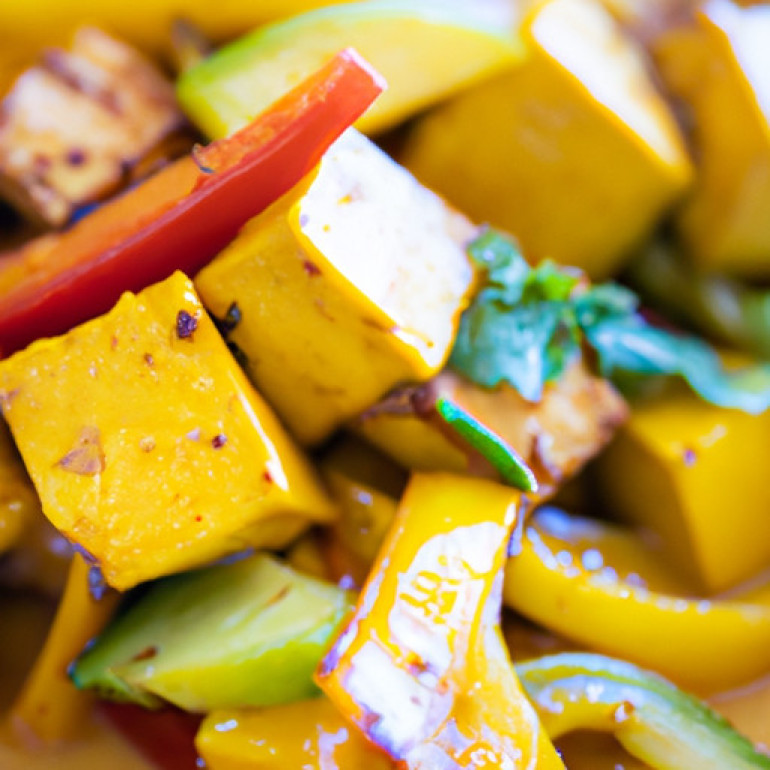 Irresistible Spicy Mango Tofu Stir-Fry: A Vegan Delight