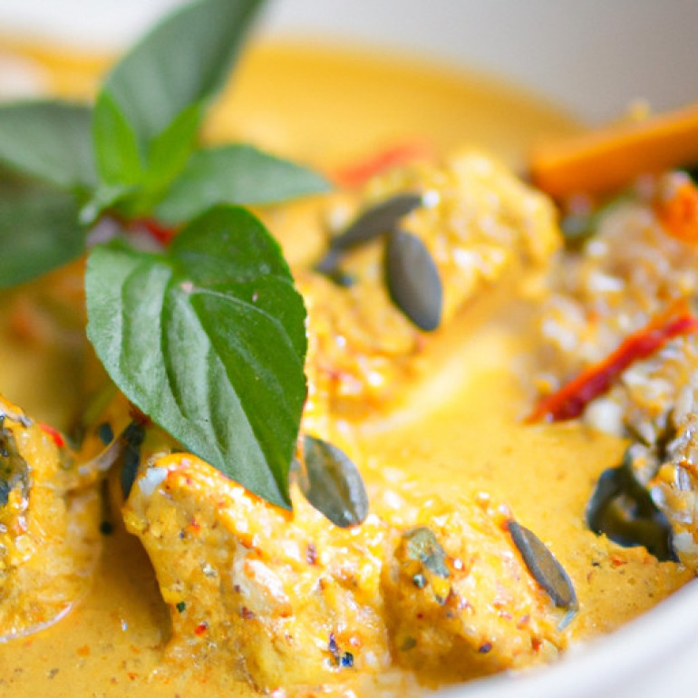Delicious Vegan Thai Yellow Curry for Keto Dieters