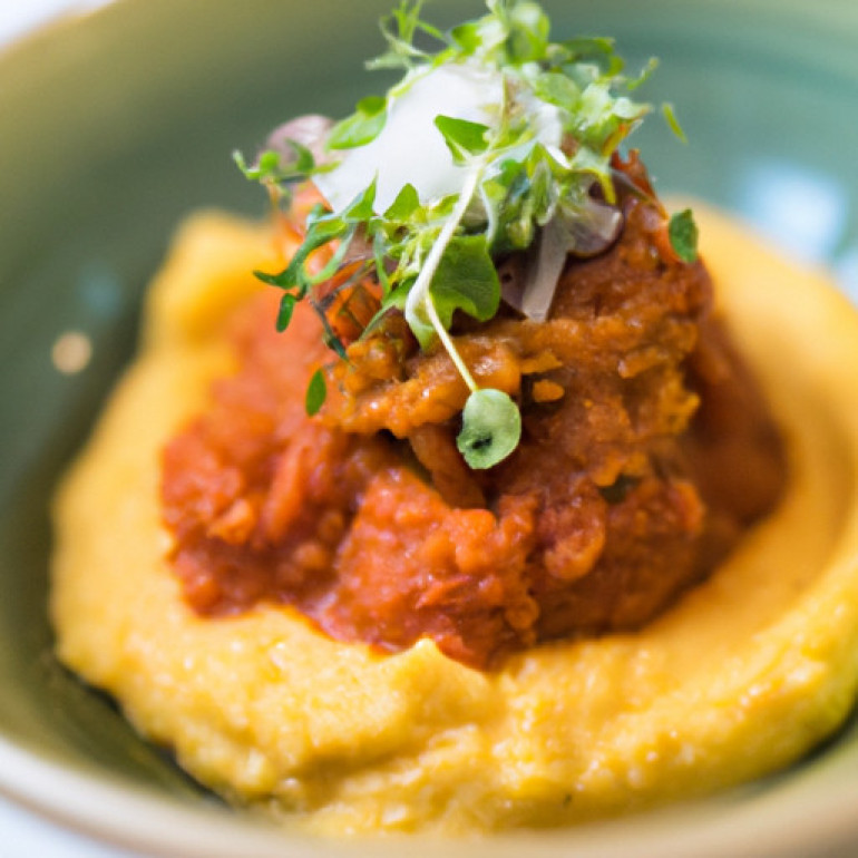 Savory Vegan Polenta Ragu: A Delectable Plant-Based Dish