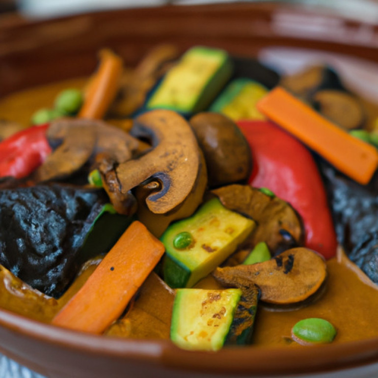 Savor the Exotic Flavors of Vegan Tagine from Morocco